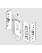 Kit Habillage ENDOR (faïence) blanc opaque - 2062914302