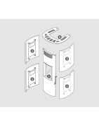 Kit Habillage CLEVER (faïence) blanc poli - 2062918634