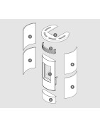 Kit Habillage DENVER (faïence) bleu poudré - 2062919847