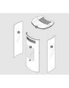 Kit Habillage ADHARA ED (verre trempé) noir opaque - 2064919602C