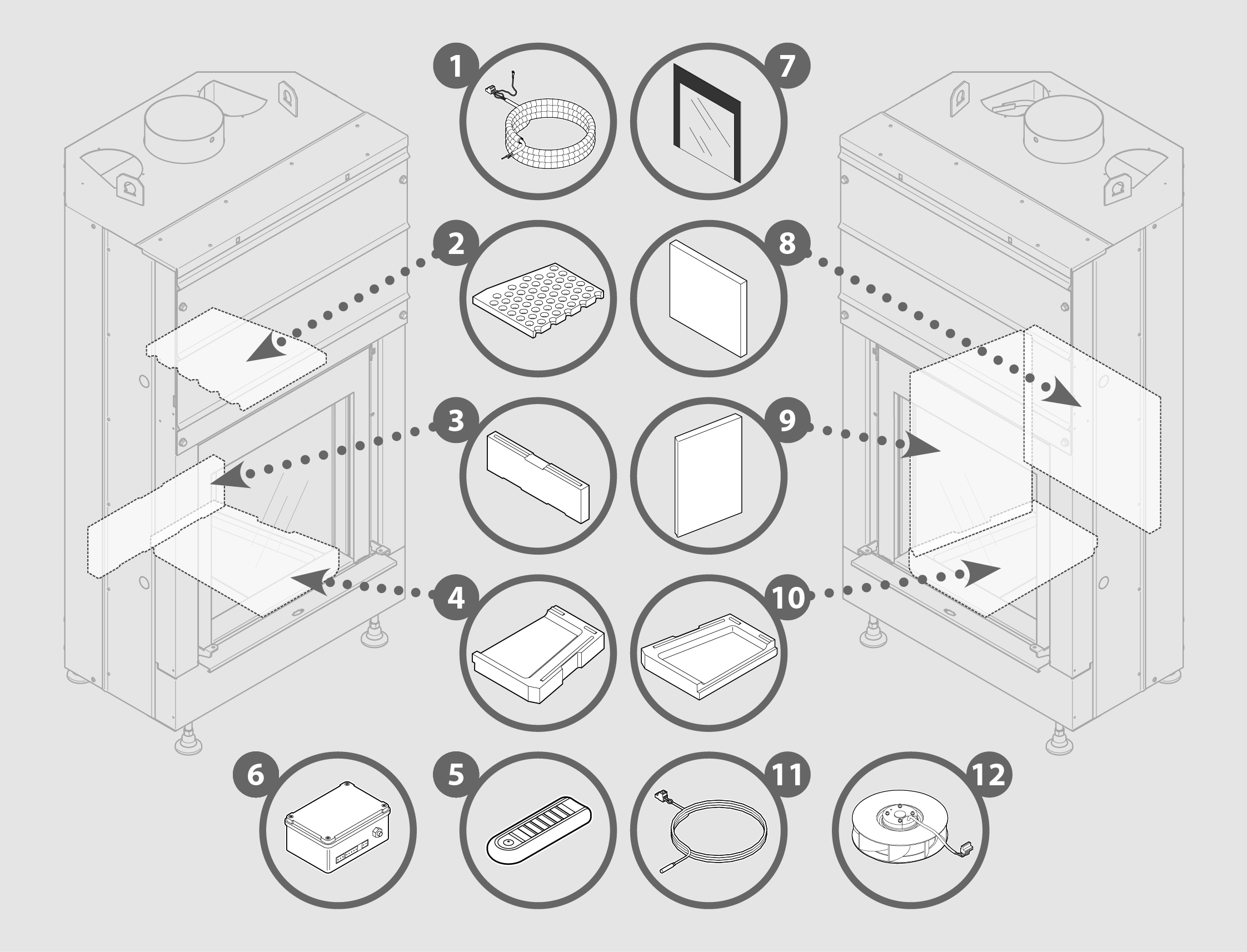 Vue éclatée LIGHT 01 - 6204004500