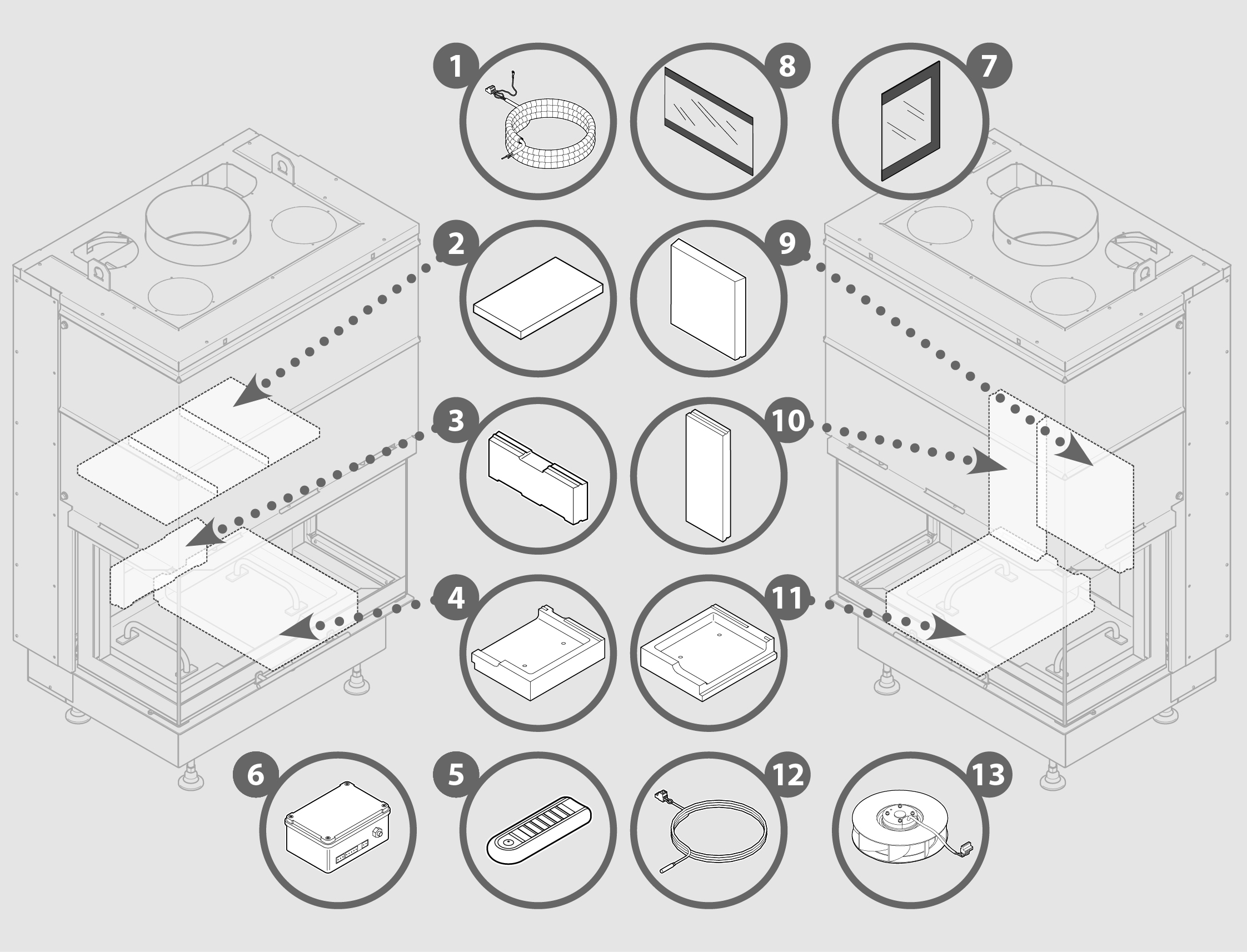 Vue éclatée TECH 3 - 6204005500