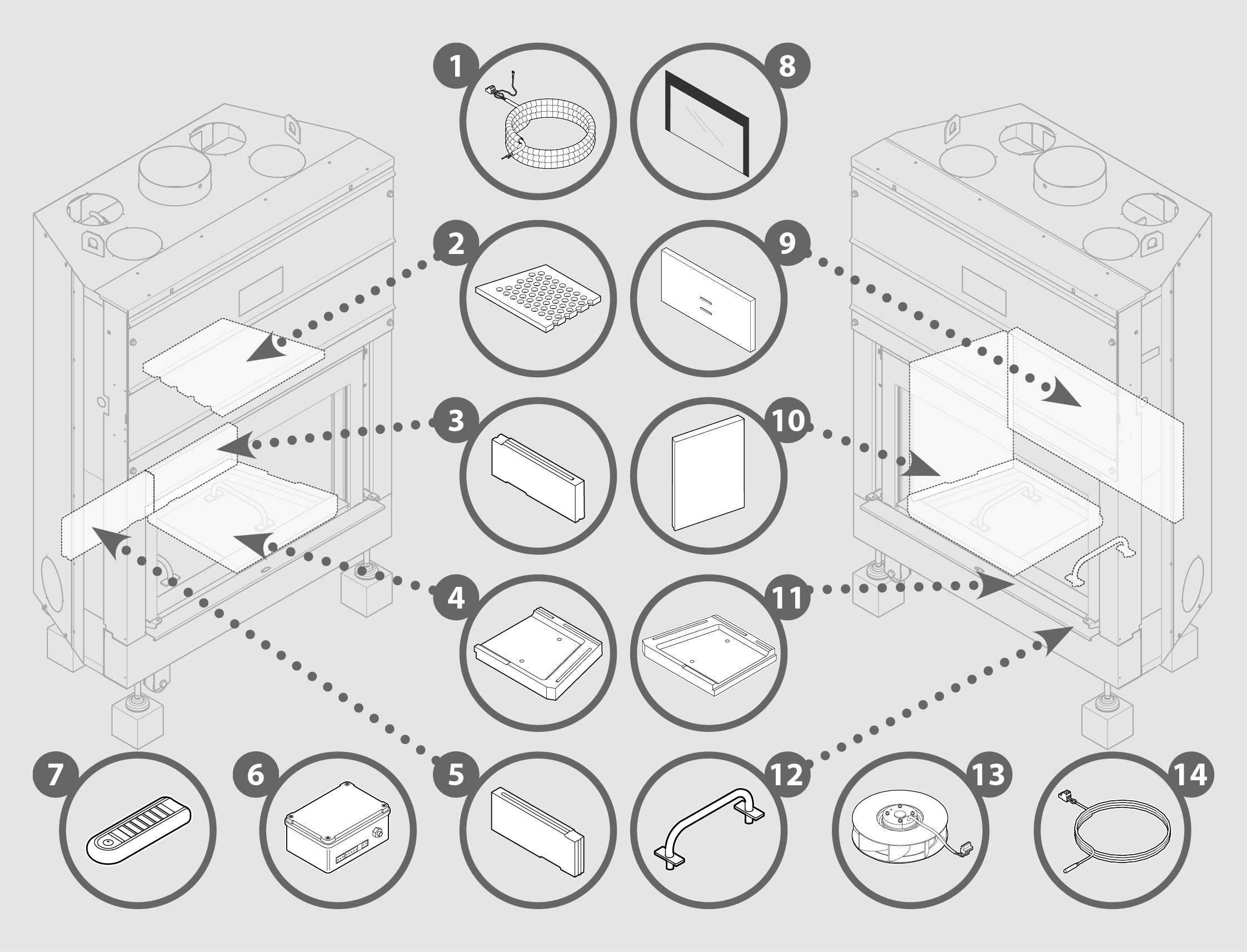 Vue éclatée LIGHT 02V - 6205009000