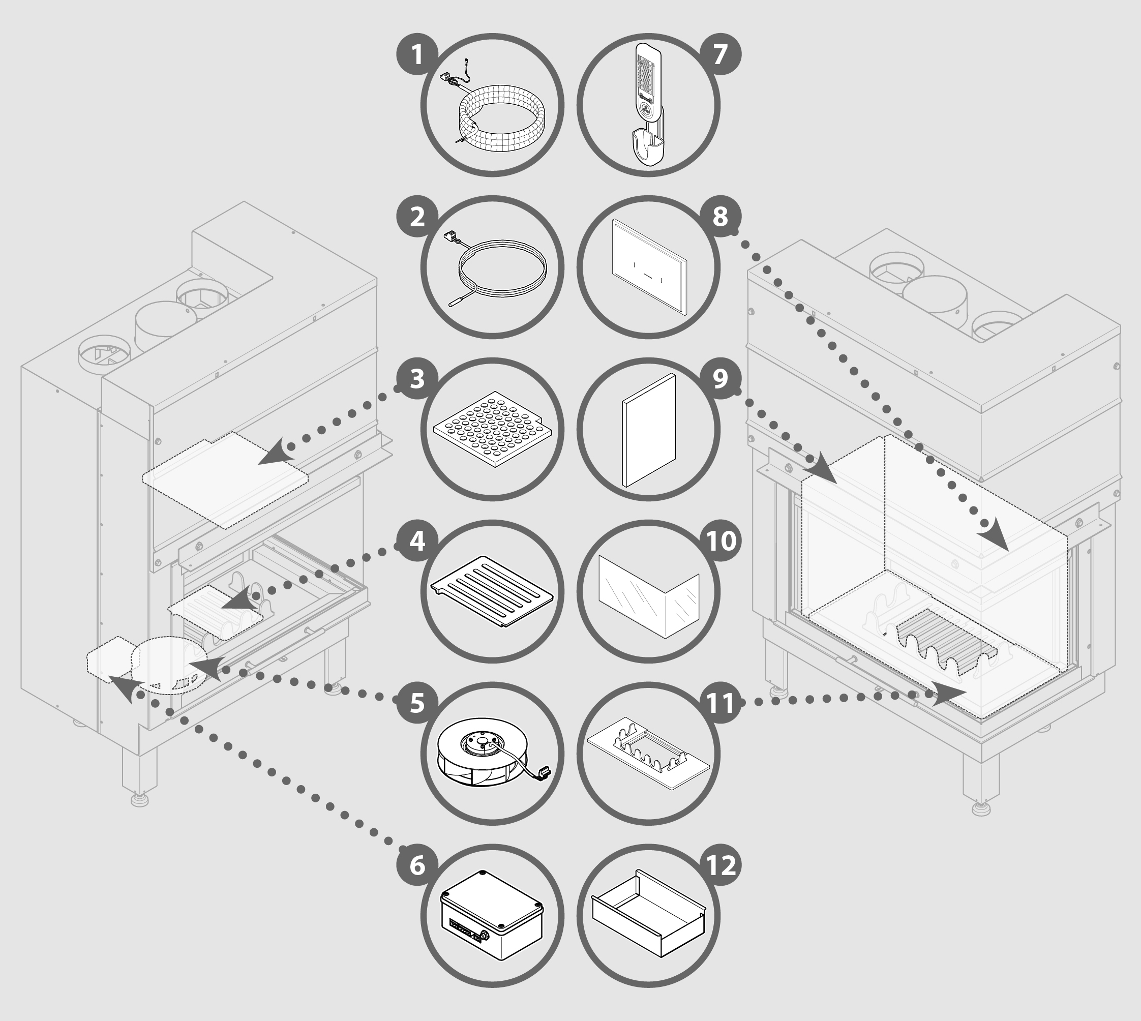 Vue éclatée CM P05V DX - 6205009800