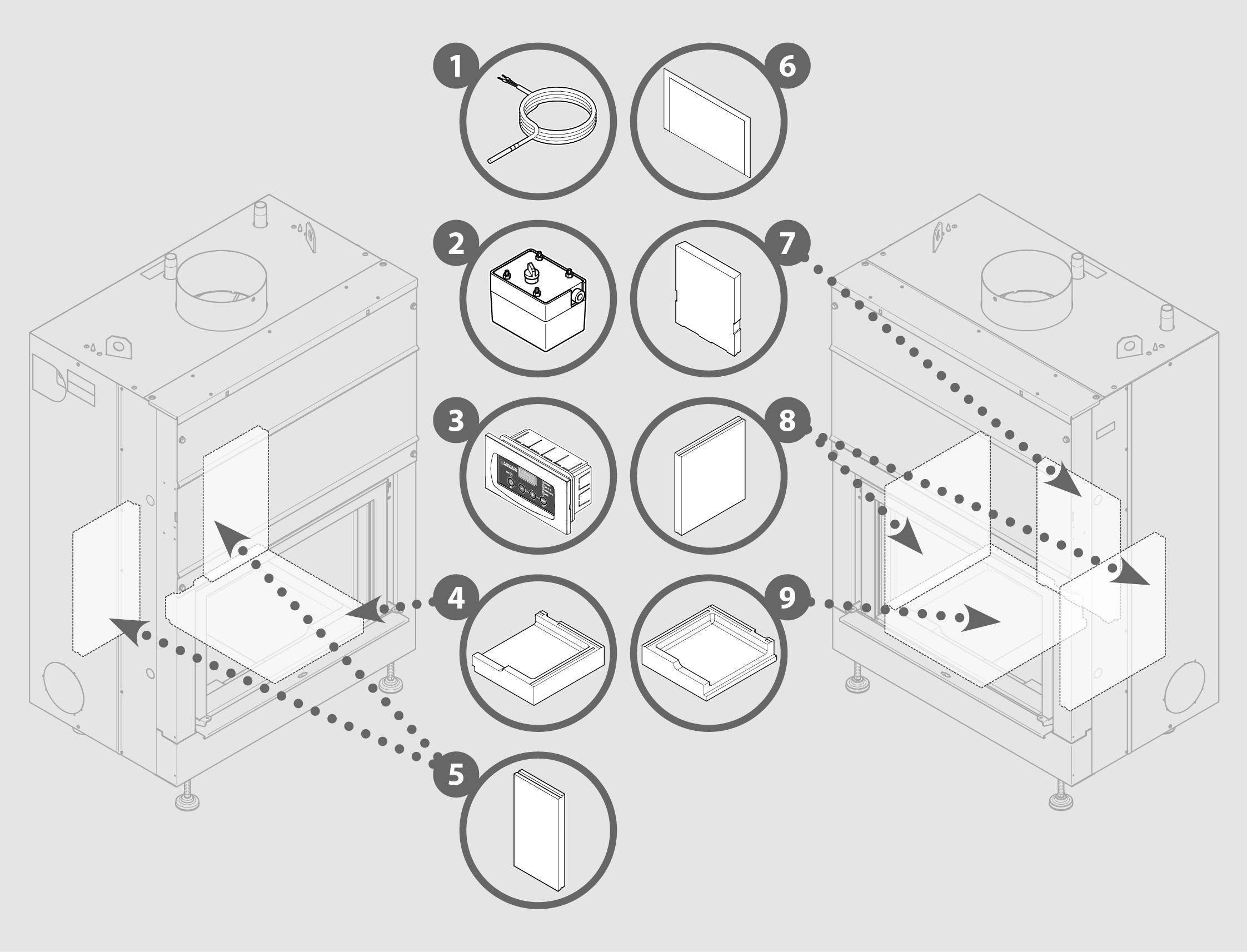 Vue éclatée LIGHT 80-27 - 6206005800