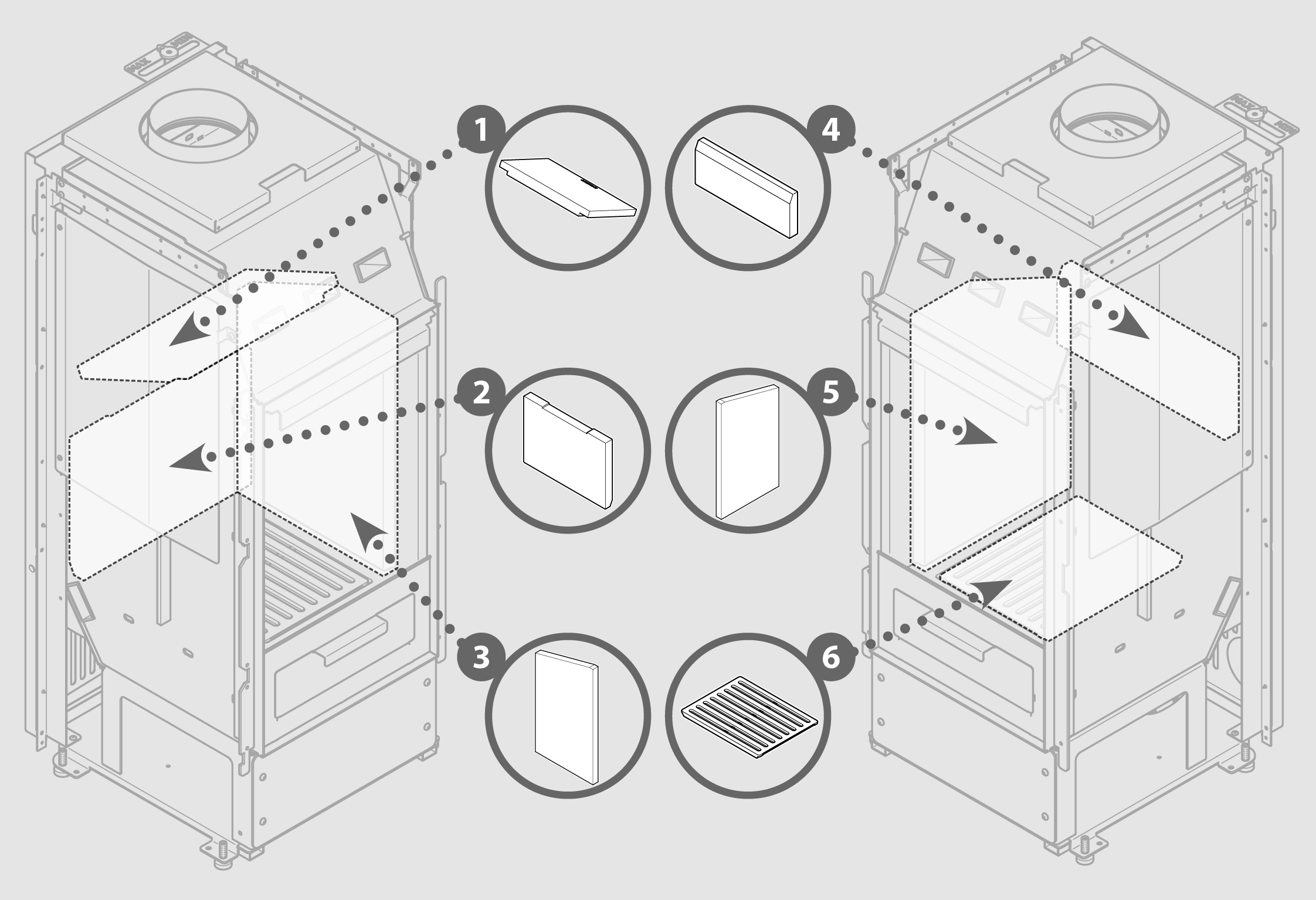 Vue éclatée LH 6 - 7090022800