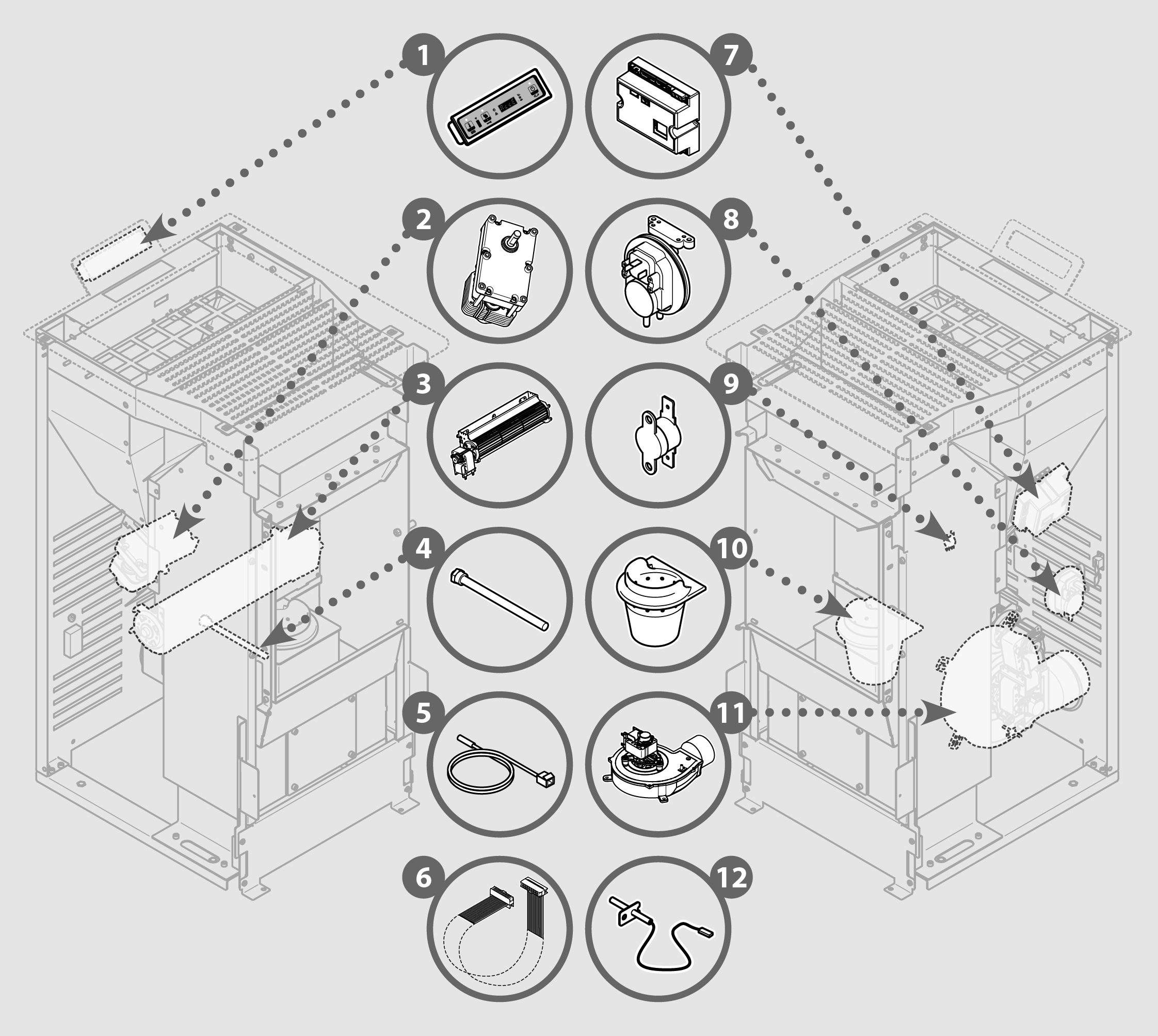 Vue éclatée NODO - 72410372XX