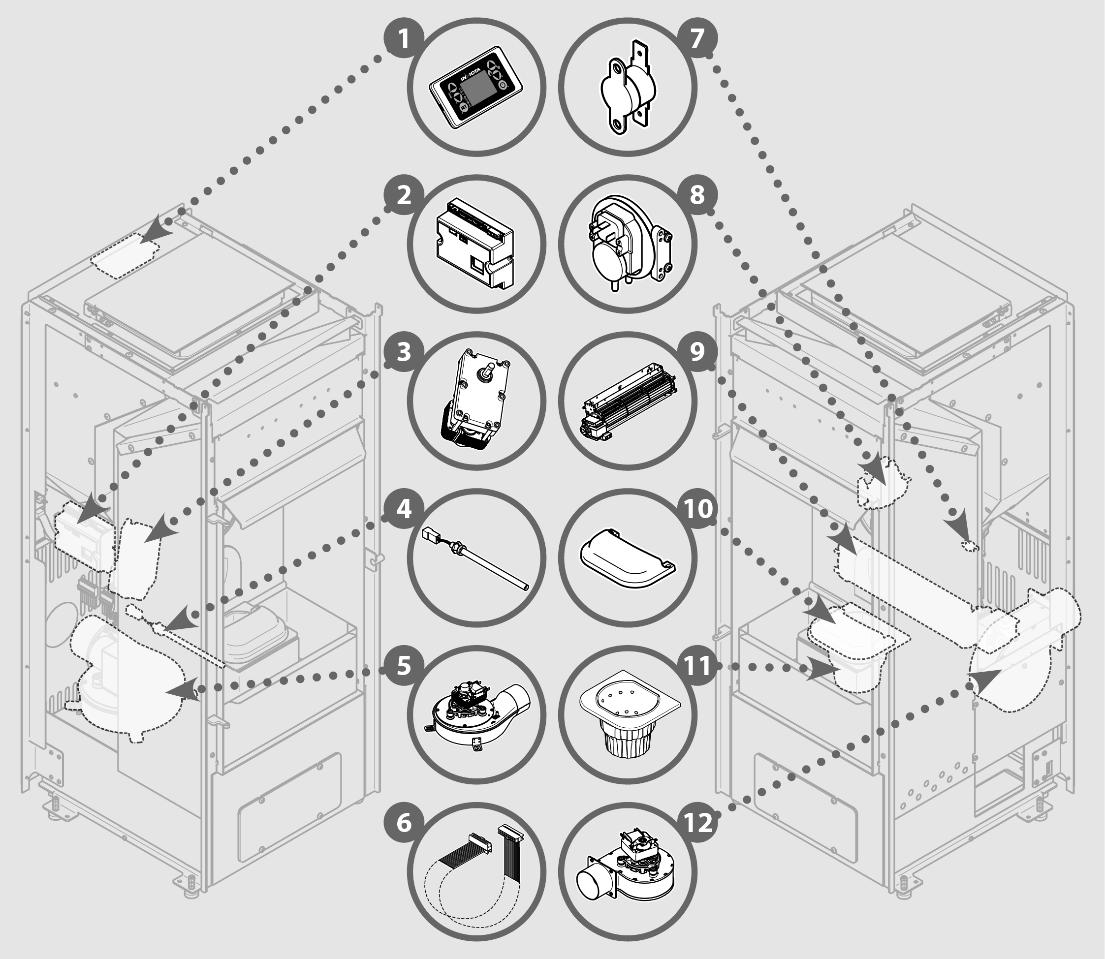 Vue éclatée RETTA - 72410389XX