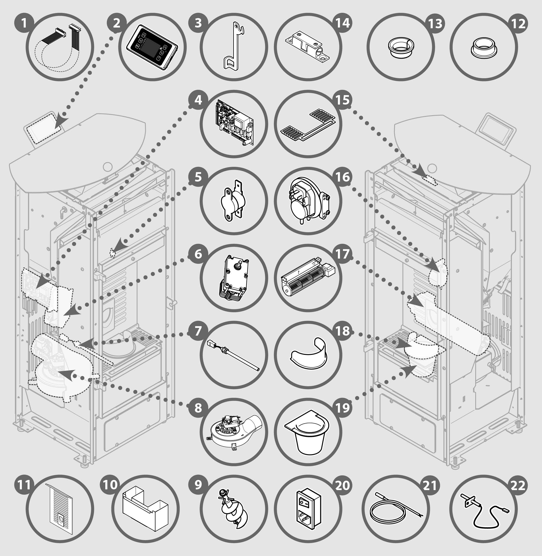Vue éclatée BELFIORE-2 8 - 72410467XXC