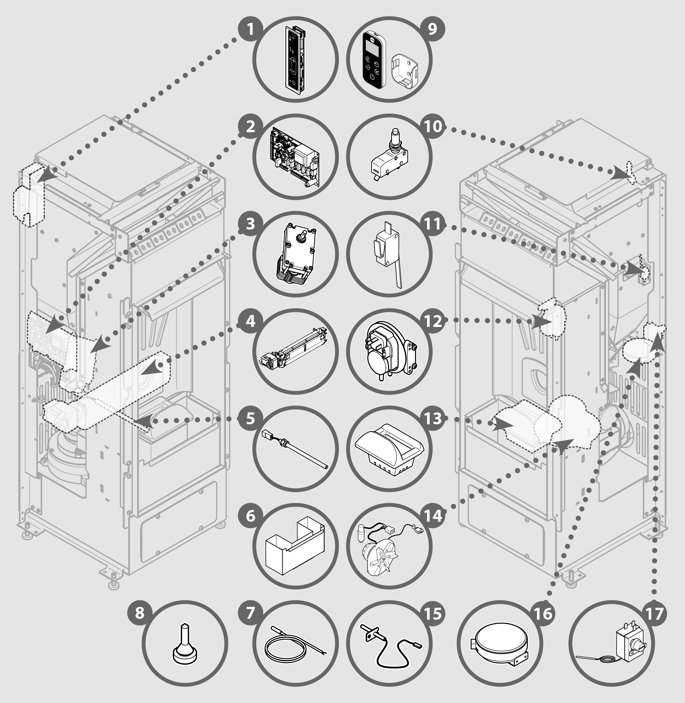 Vue éclatée AVALON 6 - 7291026800