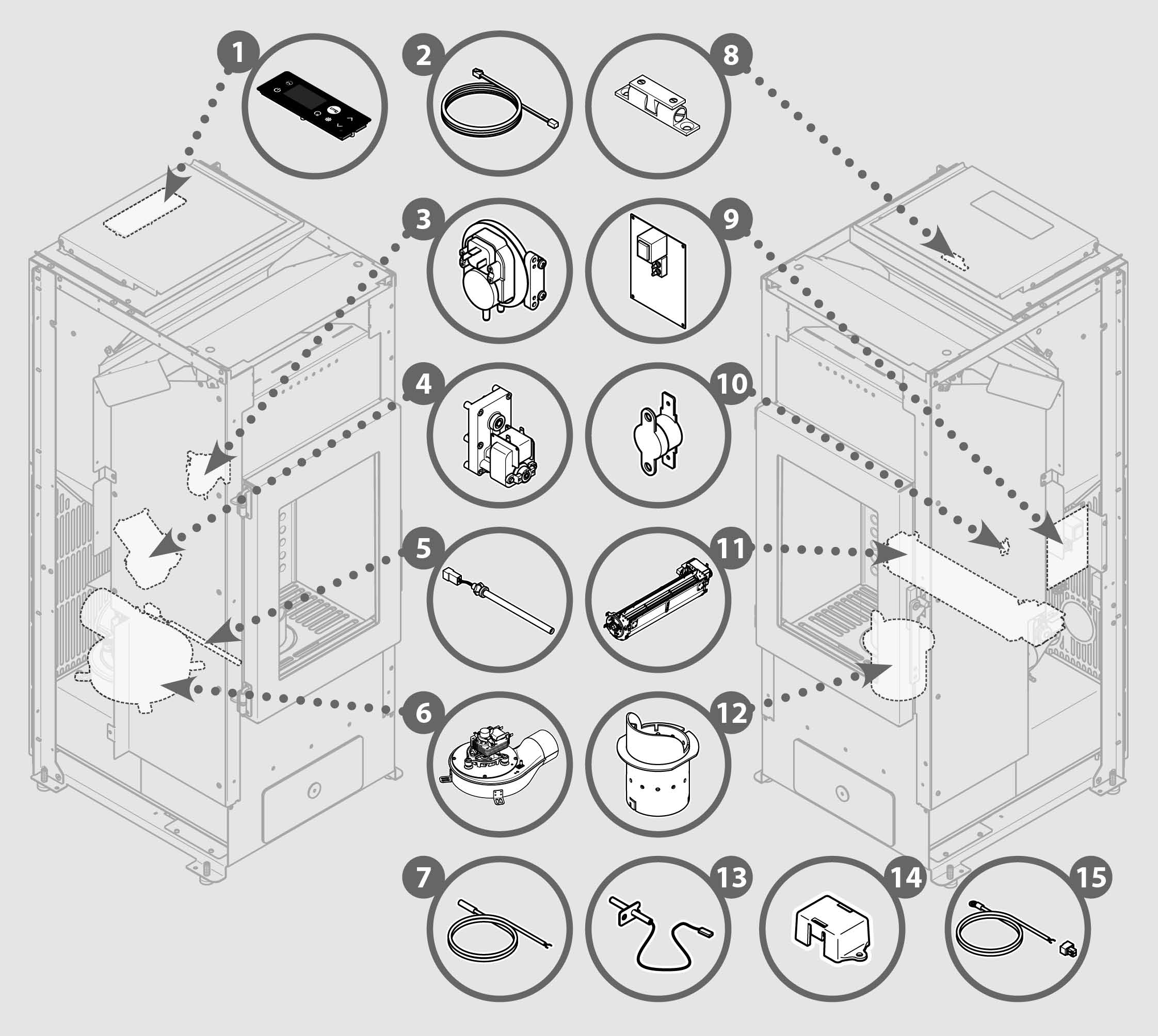 Vue éclatée LVi ED12 - 7291038100C