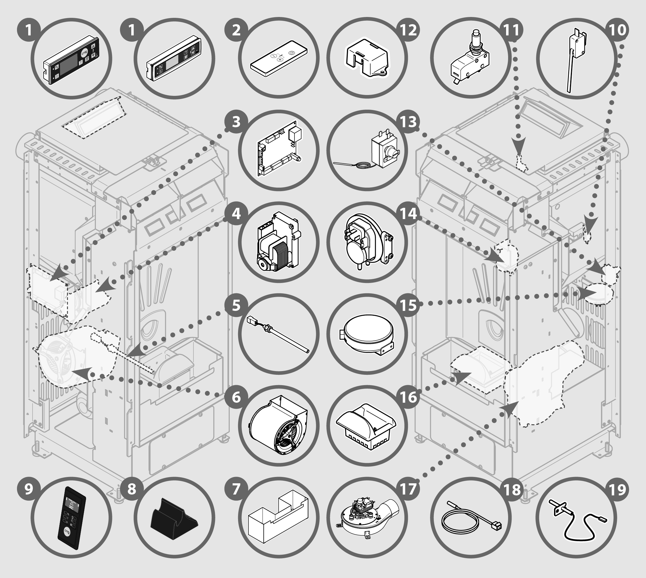 Vue éclatée ATLANTIS 6 - 7294021900C