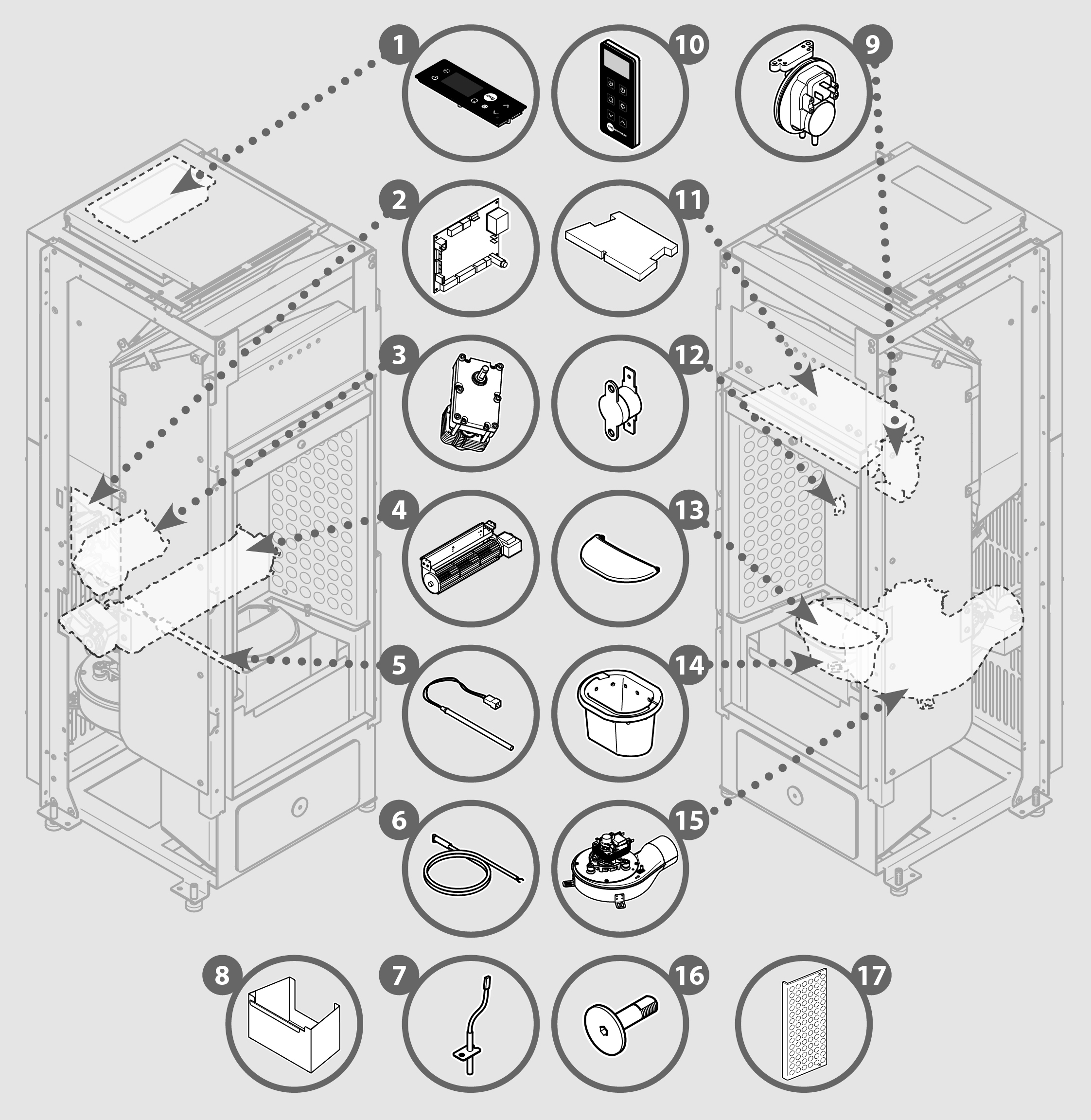 Vue éclatée NVi 9 - 7294041300C