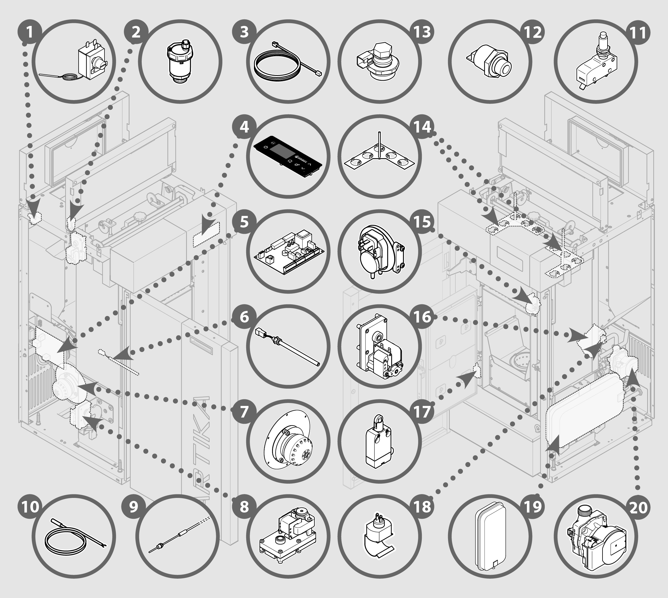 Vue éclatée ARTIKA 27 - 7295041509